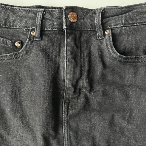 NWOT H&M Black Denim Skirt - Picture 3 of 5
